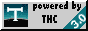 An 88x31 grey Netscape Now style button, which reads 'powered by THC'.